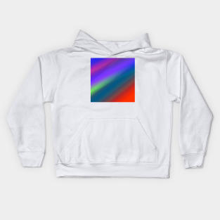 red blue green abstract texture background pattern Kids Hoodie